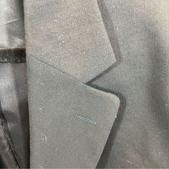 Men’s Jos. A. Bank Mens Black 100% Wool Blazer Size 44L - Picture 7 of 9